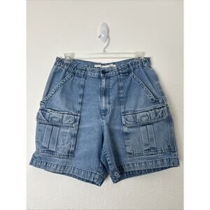 SAVANE Mens Shorts Size 34 Denim Cargo Hiking Everyday